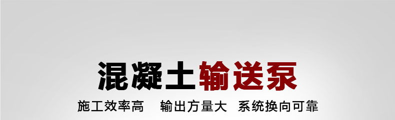 大型混凝土輸送泵