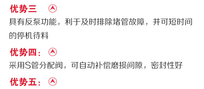大型混凝土輸送泵
