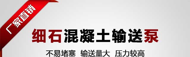 細(xì)石混凝土輸送泵