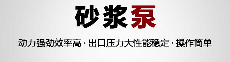 小型砂漿泵