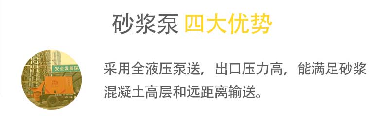 小型砂漿泵