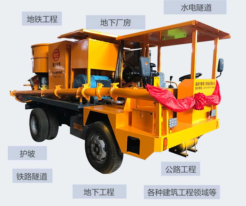移動式攪拌濕噴機(jī)