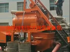 強制攪拌拖泵施工