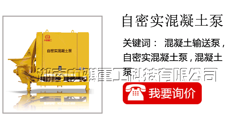 混凝土輸送泵, 自密實混凝土泵,混凝土泵